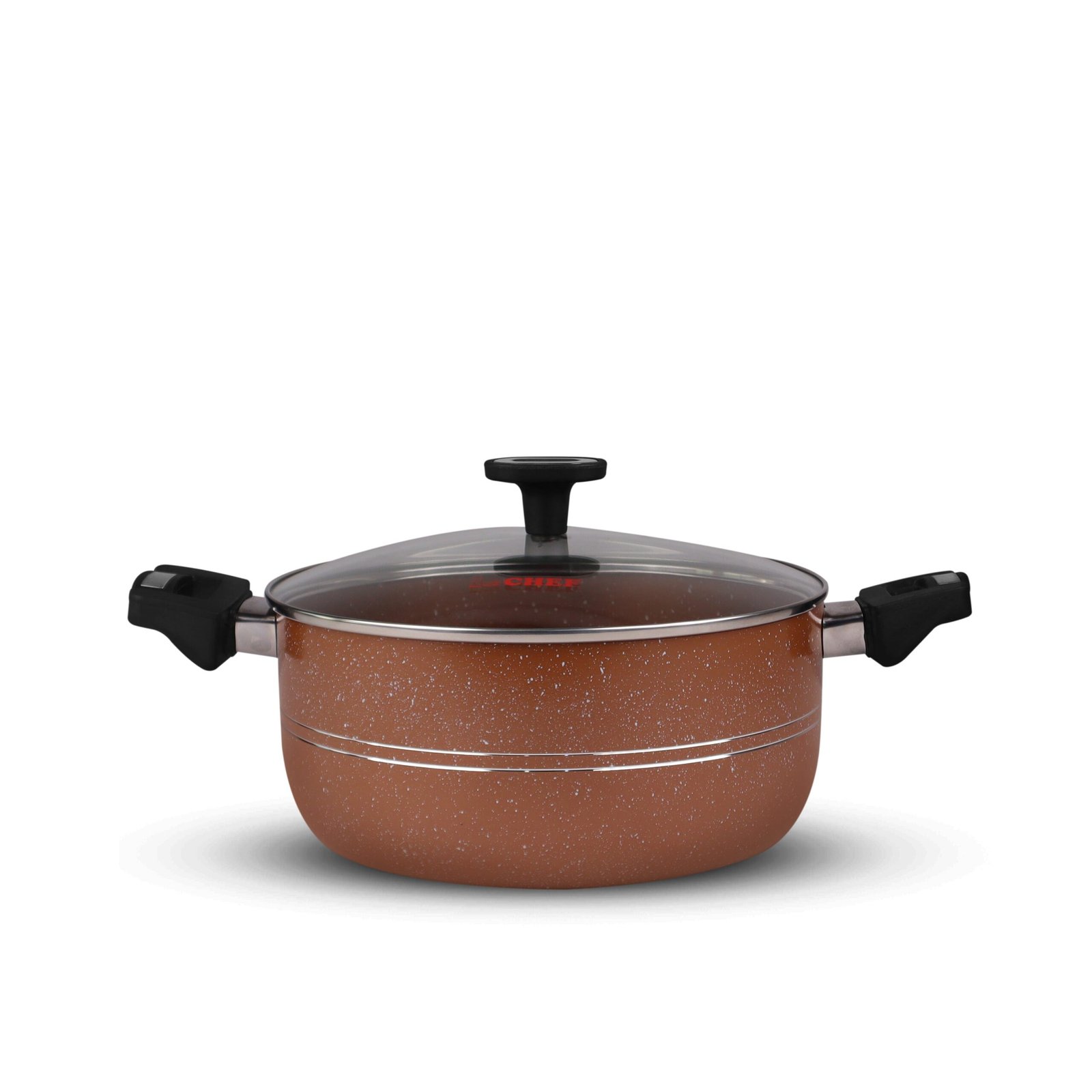 Chef Best Aluminum Non Stick Kitchen Set 15 Pcs New Arrival Cookware Set - Copper Rebirth - Image 5