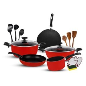 Chef Best Non Stick Cookware Set / Kitchen Set - 331 ( 15 Pcs )