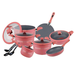 Chef Best Nonstick Kitchen Set / Cookware Set - Signature Series 15 Pcs