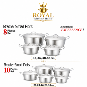 KK Fish Pots Set Brazier Smart Pot Set 8-10-Pcs