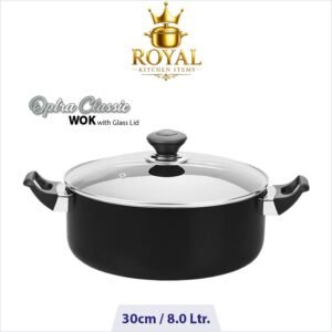 KK Non-stick Optra Classic Wok (Glass Lid)