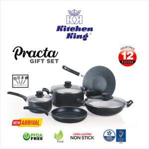 KK Nonstick Cookware Practa Gift Set – 12 Pcs