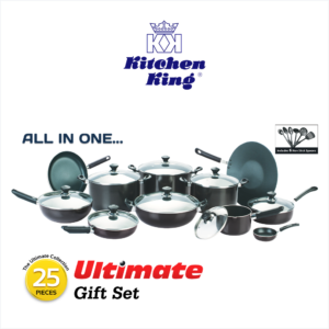 KK Nonstick Cookware Ultimate Gift Set / – 25 Pieces