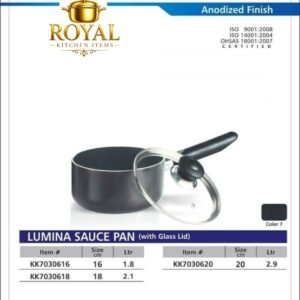 KK Non Stick Lumina Sauce Pot (Glass Lid)