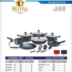 KK Non Stick Lumina Gift Set – 15 Pieces